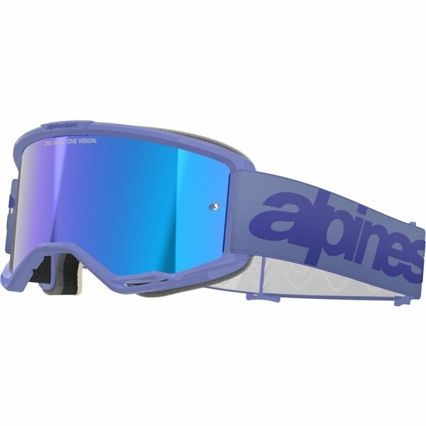 Ochelari cross-enduro ALPINESTARS VISION 5 WORDMARK MIRROR GOGGLE Violet, 3