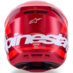 Casca cross-enduro ALPINESTARS SUPERTECH S-M7 CORE ECE06 XL Portocaliu/Albastru, 12