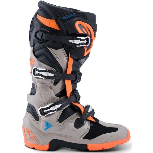 Cizme cross-enduro ALPINESTARS TECH 7 ENDURO 2026 43 Negru/Antracit/Alb, 25