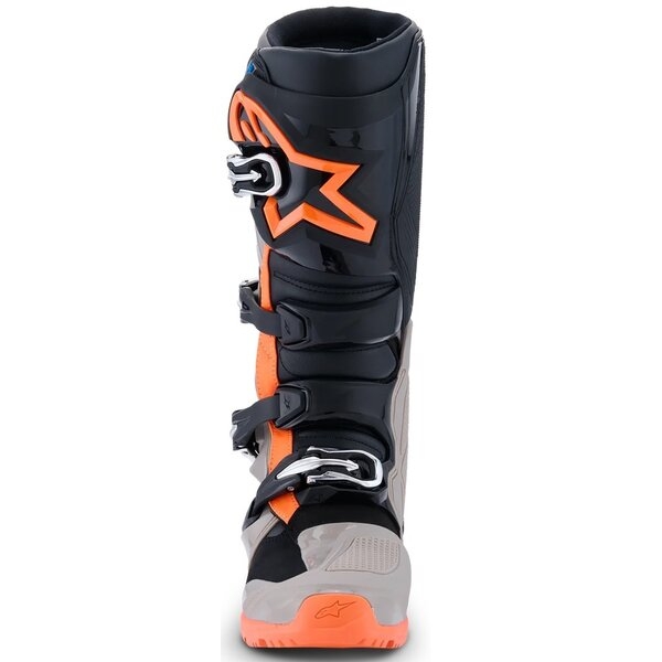 Cizme cross-enduro ALPINESTARS TECH 7 ENDURO 2026 40.5 Negru/Gri/Portocaliu fluo, 30