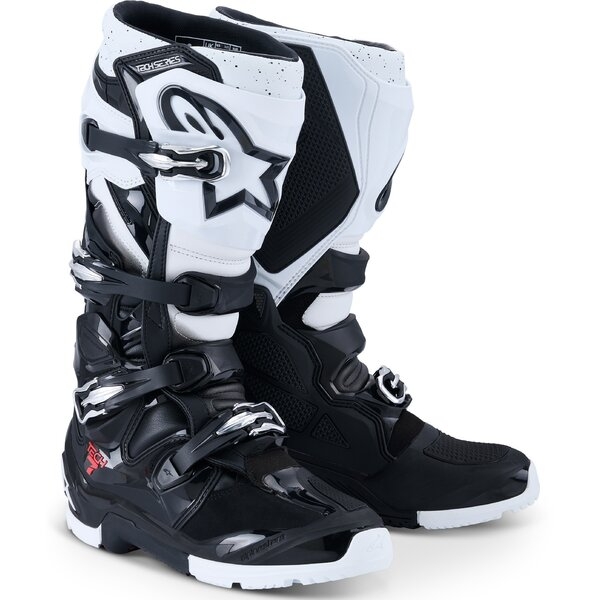 Cizme cross-enduro ALPINESTARS TECH 7 ENDURO 2026 44.5 Negru/Gri/Portocaliu fluo, 6