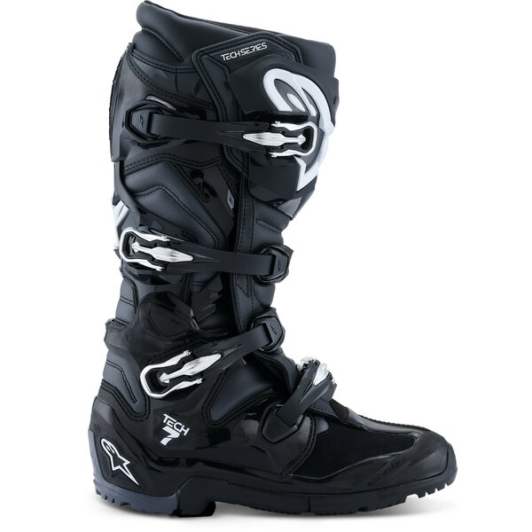 Cizme cross-enduro ALPINESTARS TECH 7 ENDURO 2026 45.5 Negru/Gri/Portocaliu fluo, 25