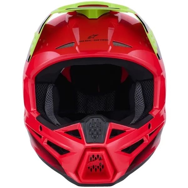 Casca cross-enduro ALPINESTARS S-M3 FRAY ECE06 XS Negru/Portocaliu/Galben fluo, 15
