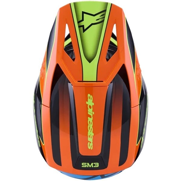 Casca cross-enduro ALPINESTARS S-M3 FRAY ECE06 M Rosu/Galben fluo/Negru, 4