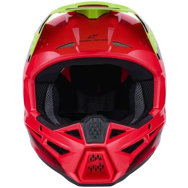 Casca cross-enduro ALPINESTARS S-M3 FRAY ECE06 L Rosu/Galben fluo/Negru, 8