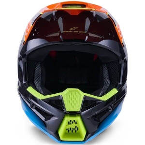Casca cross-enduro ALPINESTARS S-M3 FRAY ECE06 XL Negru/Portocaliu/Galben fluo, 6