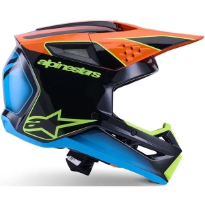 Casca cross-enduro ALPINESTARS S-M3 FRAY ECE06 XL Negru/Portocaliu/Galben fluo, 24
