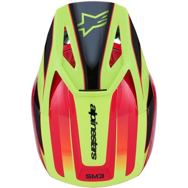 Casca cross-enduro ALPINESTARS S-M3 FRAY ECE06 XL Rosu/Galben fluo/Negru, 7