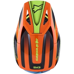 Casca cross-enduro ALPINESTARS S-M3 FRAY ECE06 XL Rosu/Galben fluo/Negru, 4