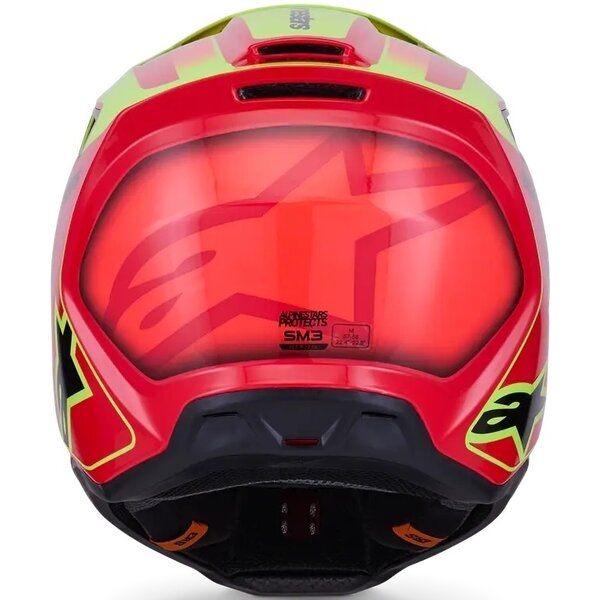 Casca cross-enduro ALPINESTARS S-M3 FRAY ECE06 XXL Negru/Portocaliu/Galben fluo, 9