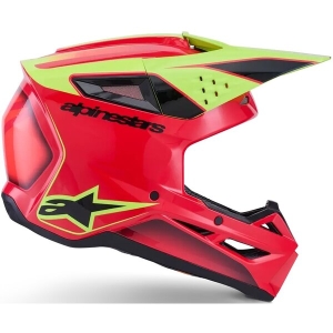 Casca cross-enduro ALPINESTARS S-M3 FRAY ECE06 XXL Rosu/Galben fluo/Negru, 14