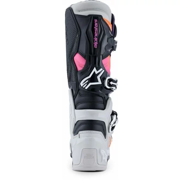 Cizme cross-enduro ALPINESTARS TECH 7 2025 42 Negru/Rosu fluo/Roz fluo, 8