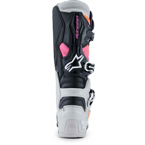Cizme cross-enduro ALPINESTARS TECH 7 2025 42 Negru/Gri/Portocaliu fluo, 6