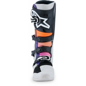 Cizme cross-enduro ALPINESTARS TECH 7 2025 45.5 Negru/Gri/Portocaliu fluo, 5