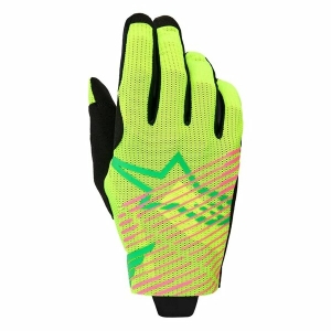 Manusi cross-enduro ALPINESTARS RADAR PRO 2026 S Verde/Galben fluo/Roz fluo