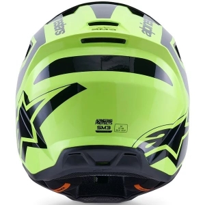 Casca cross-enduro ALPINESTARS S-M3 HEAT ECE06 S Rosu/Alb/Negru, 37