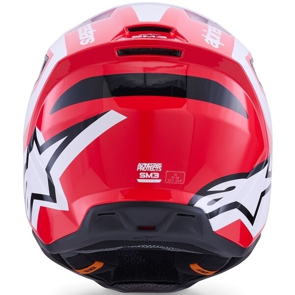 Casca cross-enduro ALPINESTARS S-M3 HEAT ECE06 M Galben fluo/Negru, 20