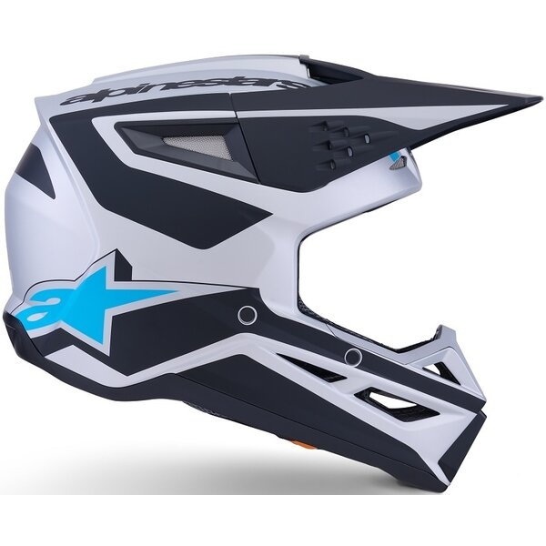 Casca cross-enduro ALPINESTARS S-M3 HEAT ECE06 L Rosu/Alb/Negru, 23