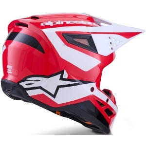 Casca cross-enduro ALPINESTARS S-M3 HEAT ECE06 L Rosu/Alb/Negru, 21