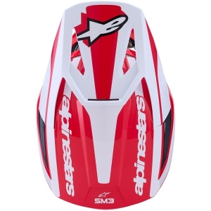 Casca cross-enduro ALPINESTARS S-M3 HEAT ECE06 XXL Alb/Mov/Roz, 22