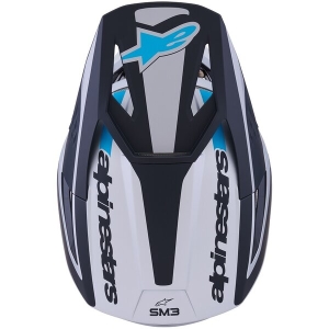 Casca cross-enduro ALPINESTARS S-M3 HEAT ECE06 XXL Alb/Mov/Roz, 25