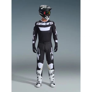 Pantaloni cross-enduro ALPINESTARS RACER AIR RIWAY 2026 30 Gri/Galben fluo/Albastru, 18