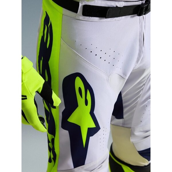 Pantaloni cross-enduro ALPINESTARS RACER AIR RIWAY 2026 34 Gri/Galben fluo/Albastru, 13