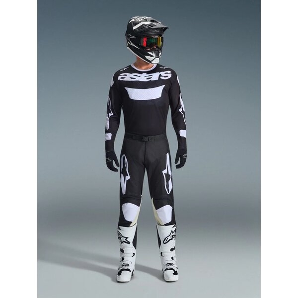 Pantaloni cross-enduro ALPINESTARS RACER AIR RIWAY 2026 Negru/Alb 38, 14