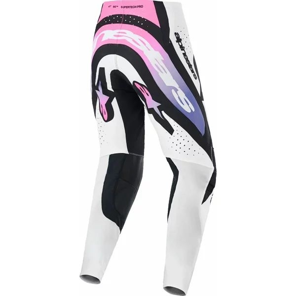 Pantaloni cross-enduro ALPINESTARS SUPERTECH AFD VISTA 2026 30 Alb/Mov/Negru, 6