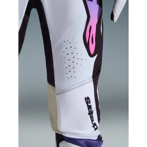 Pantaloni cross-enduro ALPINESTARS SUPERTECH AFD VISTA 2026 32 Alb/Mov/Negru, 16