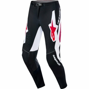 Pantaloni cross-enduro ALPINESTARS SUPERTECH AFD VISTA 2026 Negru/Rosu/Alb 36, 7