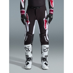 Pantaloni cross-enduro ALPINESTARS SUPERTECH AFD VISTA 2026 Negru/Rosu/Alb 38, 10