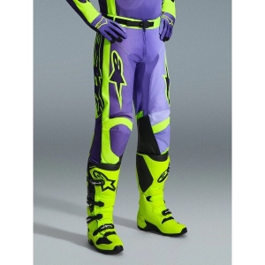 Pantaloni cross-enduro ALPINESTARS RACER PORTL 2026 32 Verde/Alb/Negru, 16