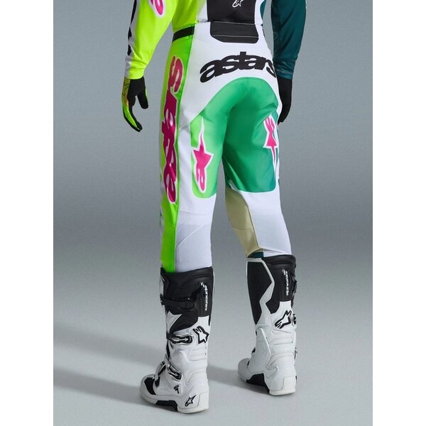 Pantaloni cross-enduro ALPINESTARS RACER PORTL 2026 34 Verde/Alb/Negru, 11