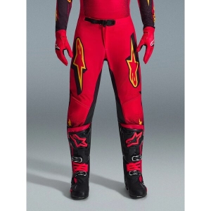 Pantaloni cross-enduro ALPINESTARS SUPERTECH SCENZ 2026 36 Rosu/Negru/Galben, 16