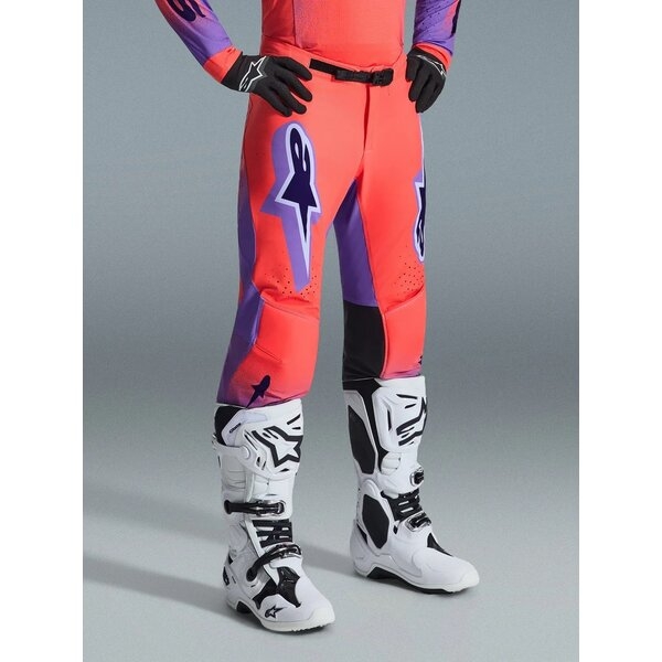 Pantaloni cross-enduro ALPINESTARS SUPERTECH SCENZ 2026 38 Rosu/Negru/Galben, 25