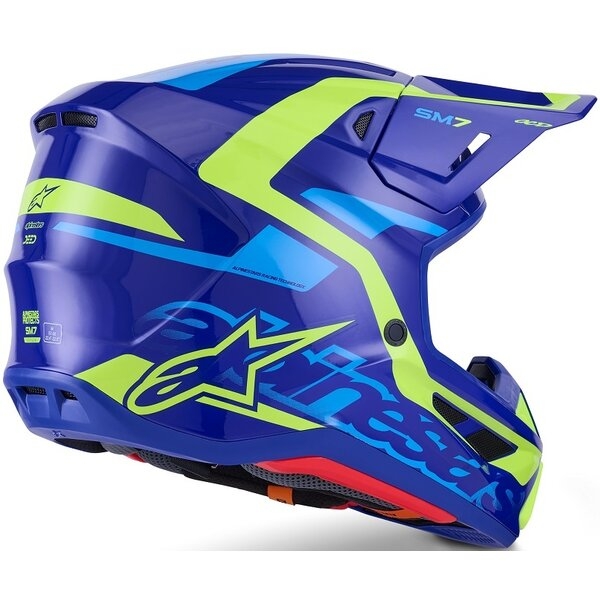 Casca cross-enduro ALPINESTARS SUPERTECH S-M7 DEED ECE06 M Mov/Roz, 13