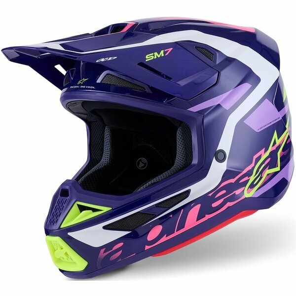 Casca cross-enduro ALPINESTARS SUPERTECH S-M7 DEED ECE06 L Rosu/Negru/Alb, 2