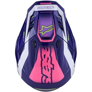 Casca cross-enduro ALPINESTARS SUPERTECH S-M7 DEED ECE06 XL Albastru/Galben Fluo, 16