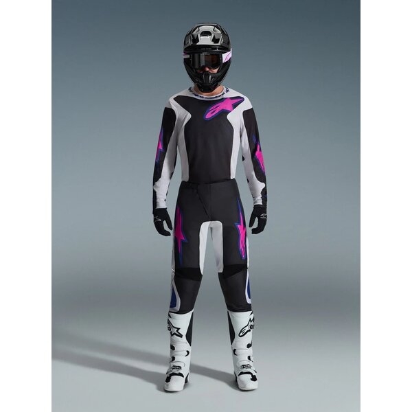 Pantaloni cross-enduro ALPINESTARS FLUID GRID 2026 30 Albastru/rosu, 11