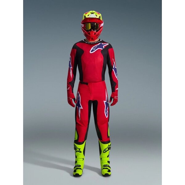 Pantaloni cross-enduro ALPINESTARS FLUID GRID 2026 38 Albastru/rosu, 6