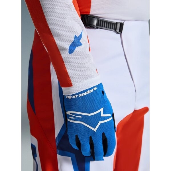 Pantaloni cross-enduro ALPINESTARS FLUID GRID 2026 38 Albastru/rosu, 9