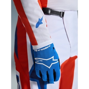 Pantaloni cross-enduro ALPINESTARS FLUID GRID 2026 38 Portocaliu/Albastru, 12