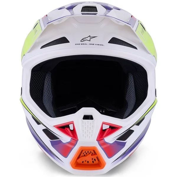 Casca cross-enduro ALPINESTARS SUPERTECH S-M7 FUSE ECE06 S Albastru/Mov/Roz, 19