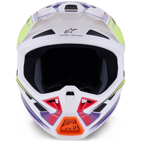 Casca cross-enduro ALPINESTARS SUPERTECH S-M7 FUSE ECE06 M Albastru/Mov/Roz, 14