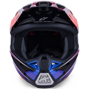 Casca cross-enduro ALPINESTARS SUPERTECH S-M7 FUSE ECE06 M Alb/Galben fluo/Mov, 13