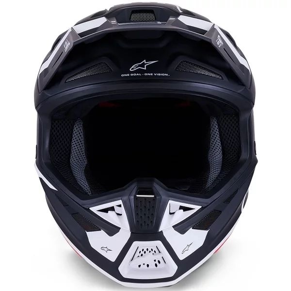 Casca cross-enduro ALPINESTARS SUPERTECH S-M7 DASHER ECE06 S Negru/Alb mat, 8