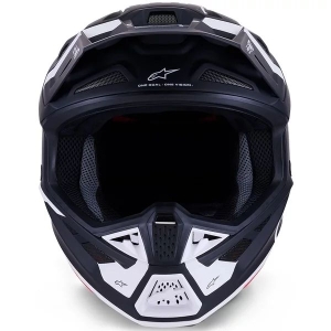 Casca cross-enduro ALPINESTARS SUPERTECH S-M7 DASHER ECE06 S Negru/Alb mat, 8