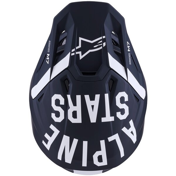 Casca cross-enduro ALPINESTARS SUPERTECH S-M7 DASHER ECE06 L Negru/Alb mat, 4