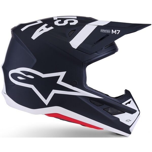 Casca cross-enduro ALPINESTARS SUPERTECH S-M7 DASHER ECE06 L Negru/Alb mat, 6